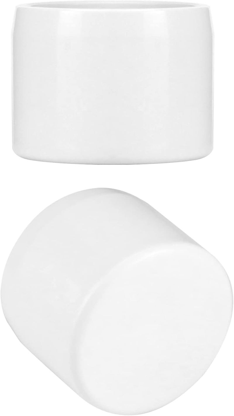 QWORK PVC External End Cap, Furniture Grade SCH40 Fitting, 3/4" Size, Pack of 20, White - Image 3